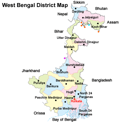 District in west bengal