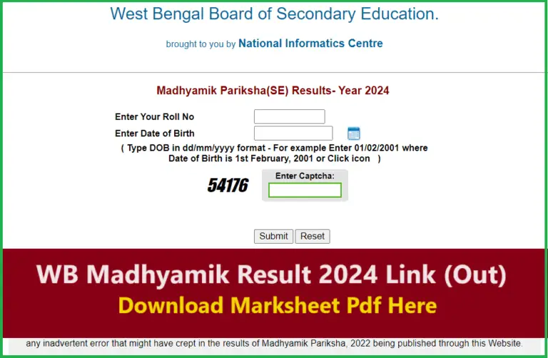 Madhyamik Result 2024